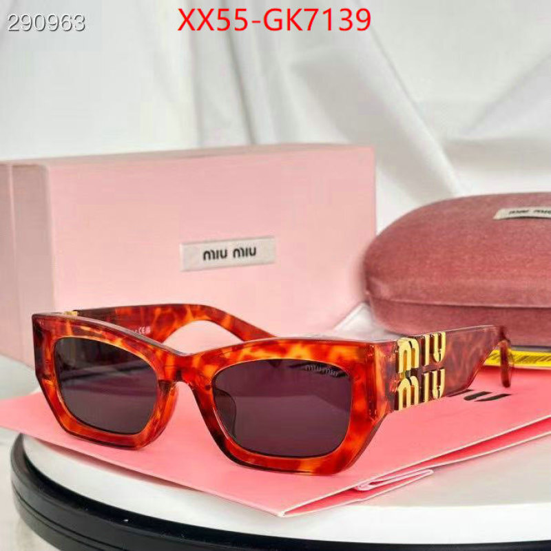 Glasses-Miu Miu shop the best high quality ID: GK7139 $: 55USD
