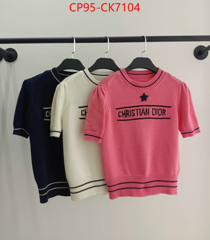 Clothing-Dior top quality replica ID: CK7104 $: 95USD