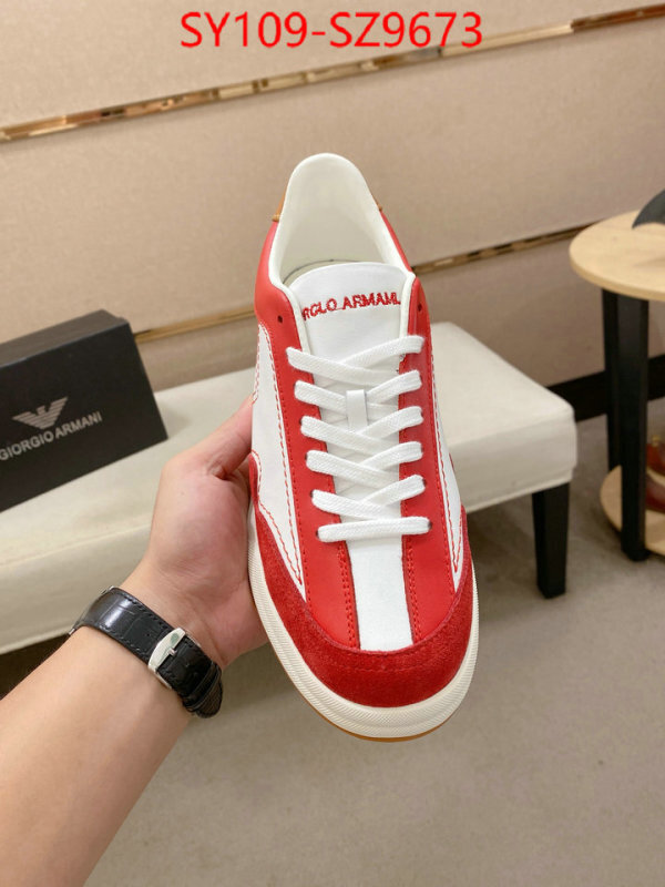 Men shoes-Armani top perfect fake ID: SZ9673 $: 109USD