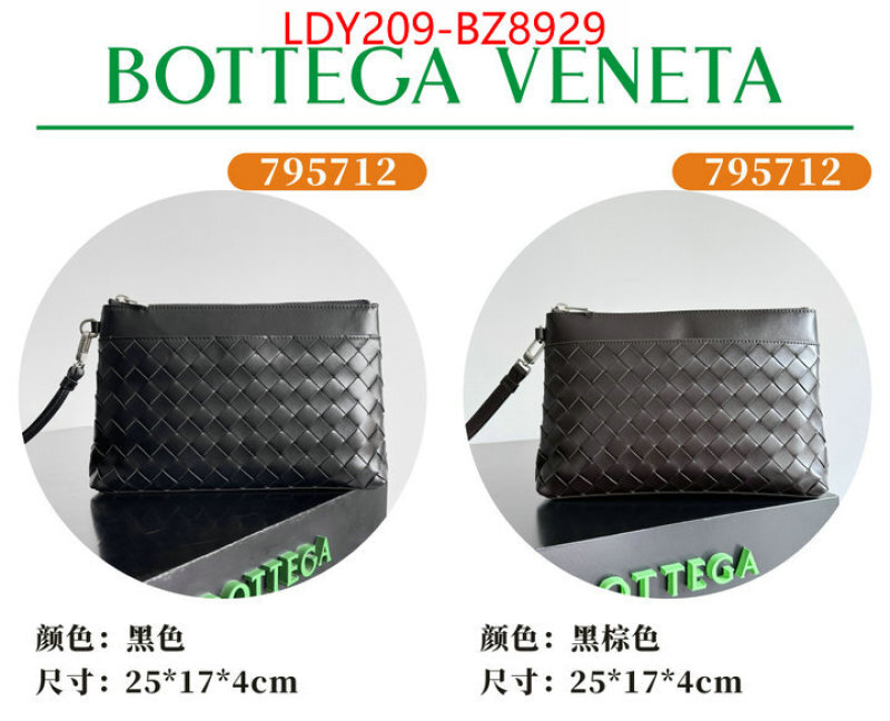 BV Bags(TOP)-Clutch- what best replica sellers ID: BZ8929 $: 209USD,