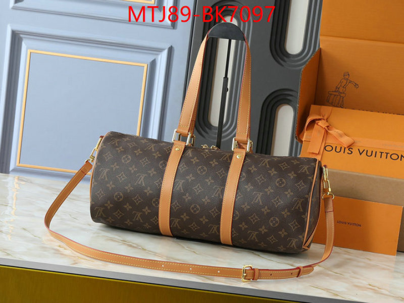 LV Bags(4A)-Keepall BandouliRe 45-50- where quality designer replica ID: BK7097 $: 89USD,