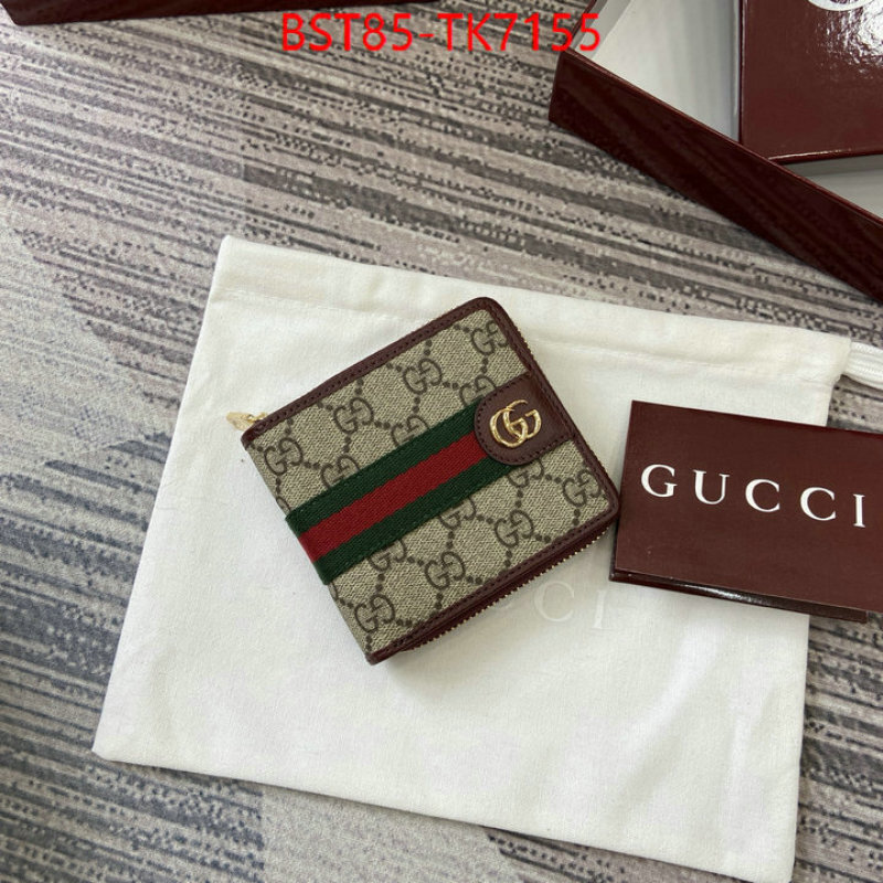 Gucci Bags(TOP)-Wallet- high quality perfect ID: TK7155 $: 85USD,