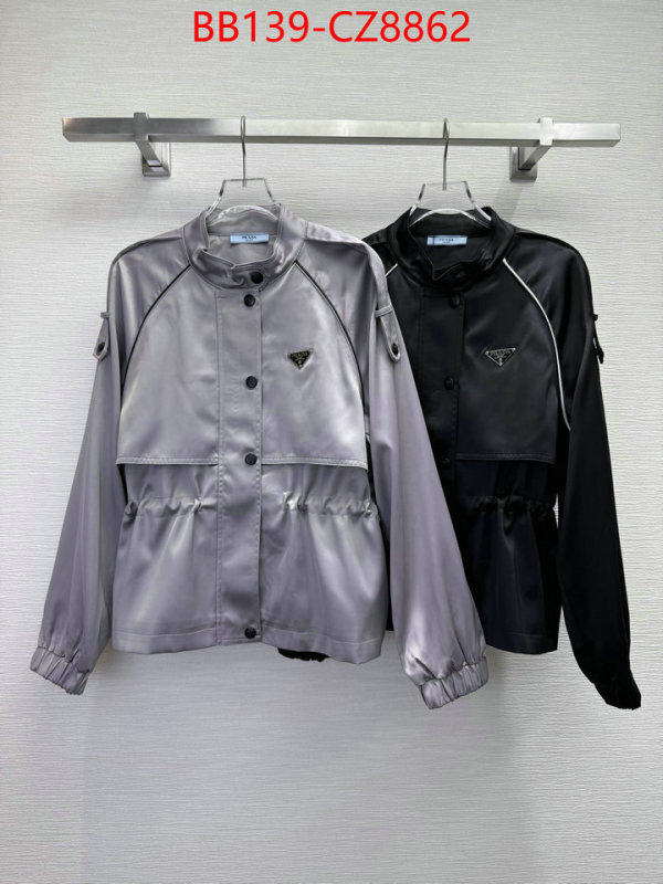 Clothing-Prada luxury shop ID: CZ8362 $: 139USD