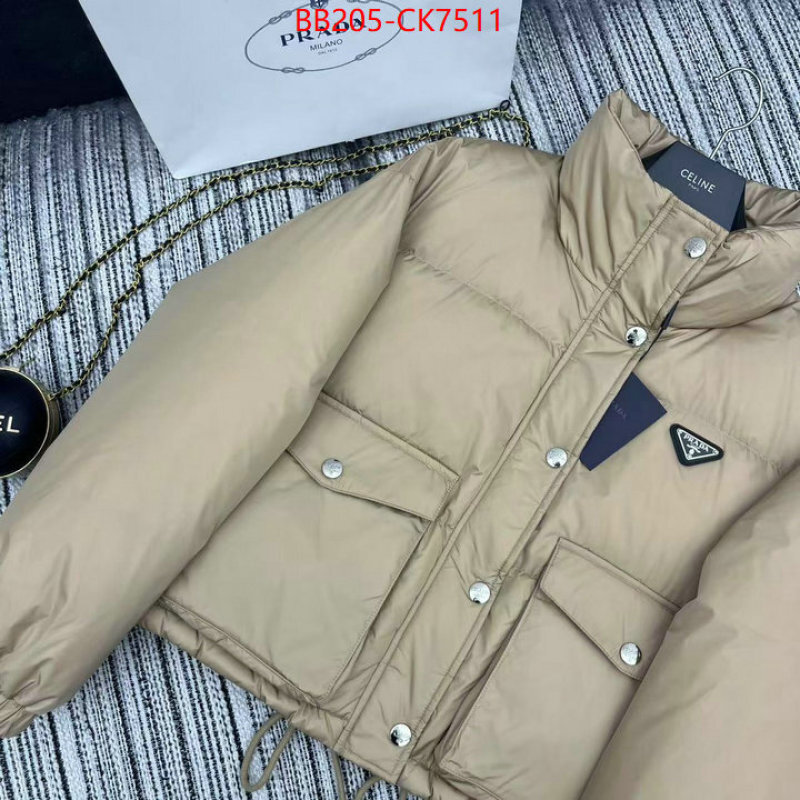 Down jacket Women-Prada online sales ID: CK7511 $: 205USD