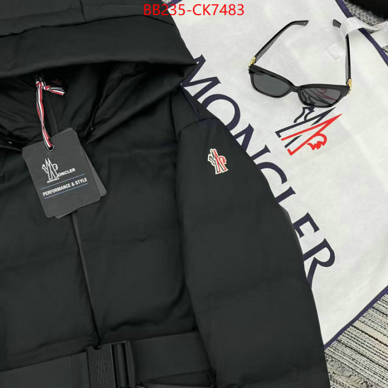 Down jacket Women-Moncler the best quality replica ID: CK7483 $: 235USD