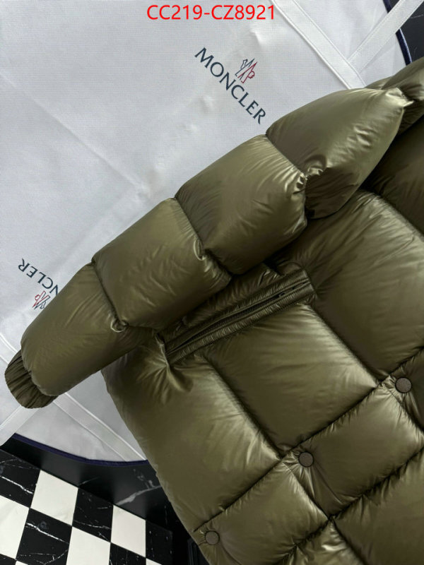 Down jacket Men-Moncler high quality ID: CZ8921 $: 219USD