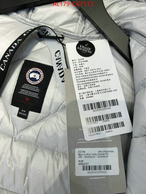 Down jacket Women-Canada Goose shop the best high quality ID: CK7113 $: 179USD