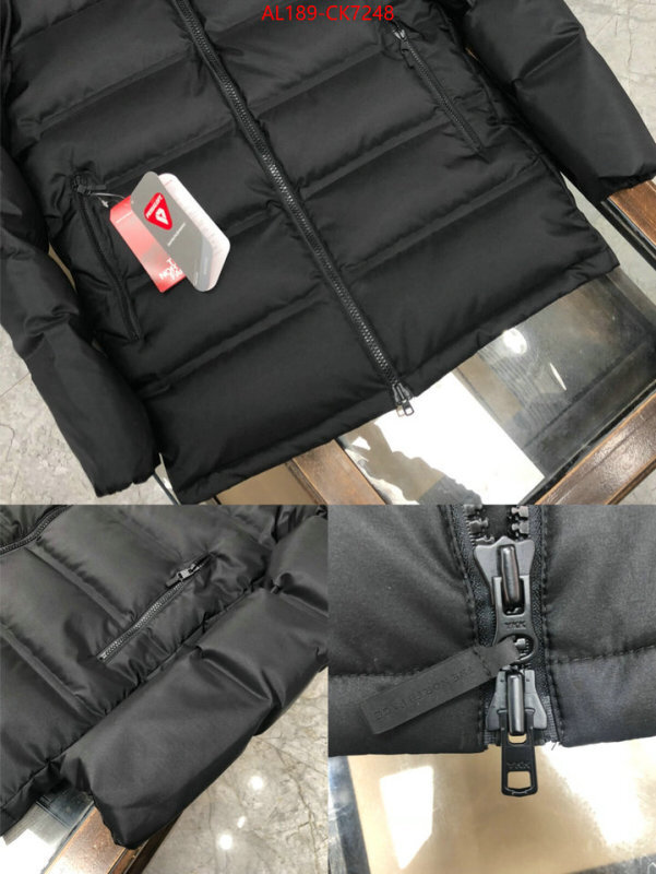 Down jacket Men-The North Face mirror copy luxury ID: CK7248 $: 189USD