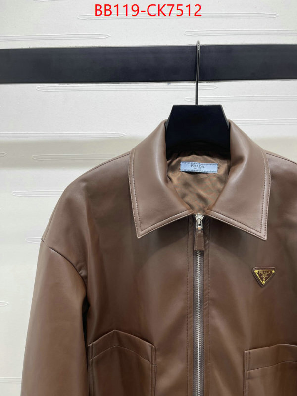 Clothing-Prada 2024 perfect replica designer ID: CK7512 $: 119USD