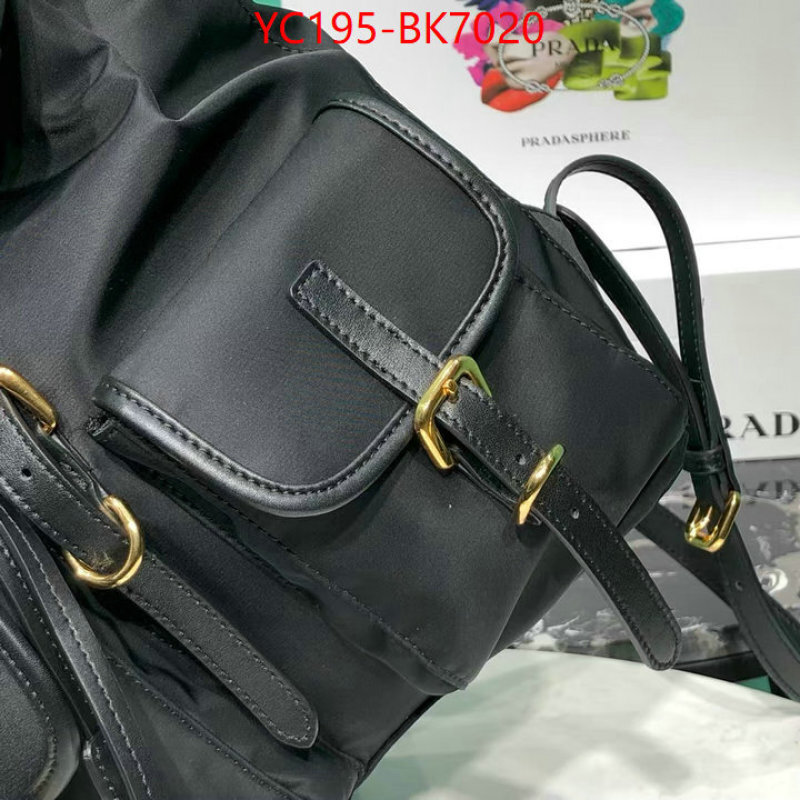 Prada Bags(TOP)-Backpack- cheap replica designer ID: BK7020 $: 195USD,
