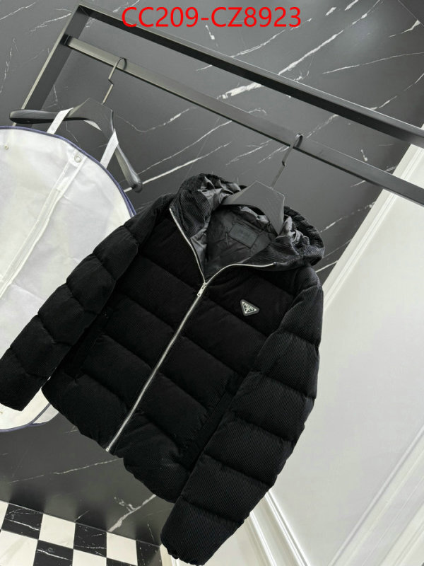 Down jacketMen-Prada copy ID: CZ8923 $: 209USD
