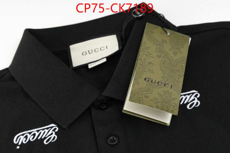 Clothing-Gucci wholesale sale ID: CK7189 $: 75USD