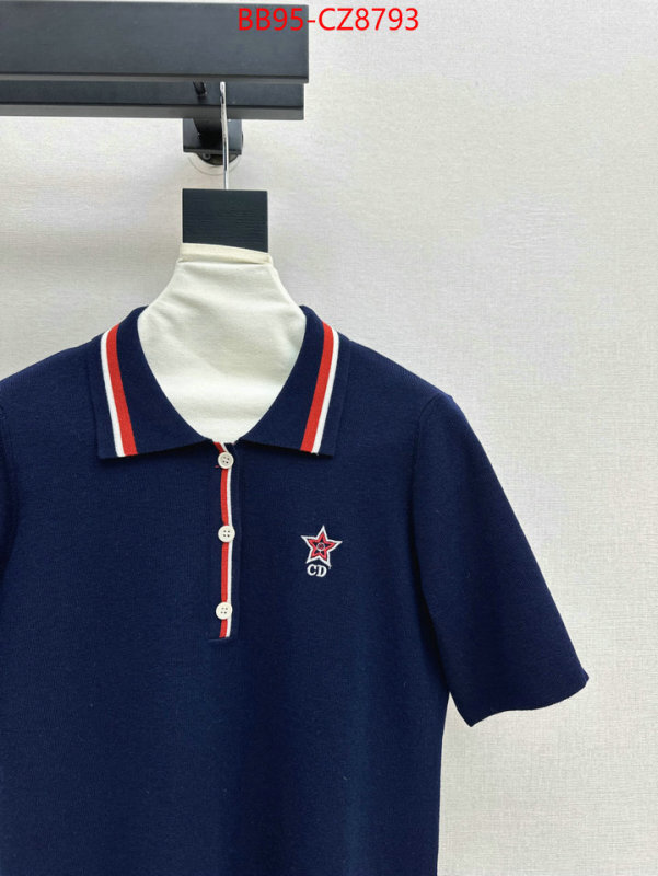 Clothing-Dior designer wholesale replica ID: CZ8793 $: 95USD
