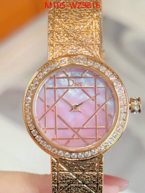 Watch(4A)-Dior buy 1:1 ID: WZ9816 $: 105USD