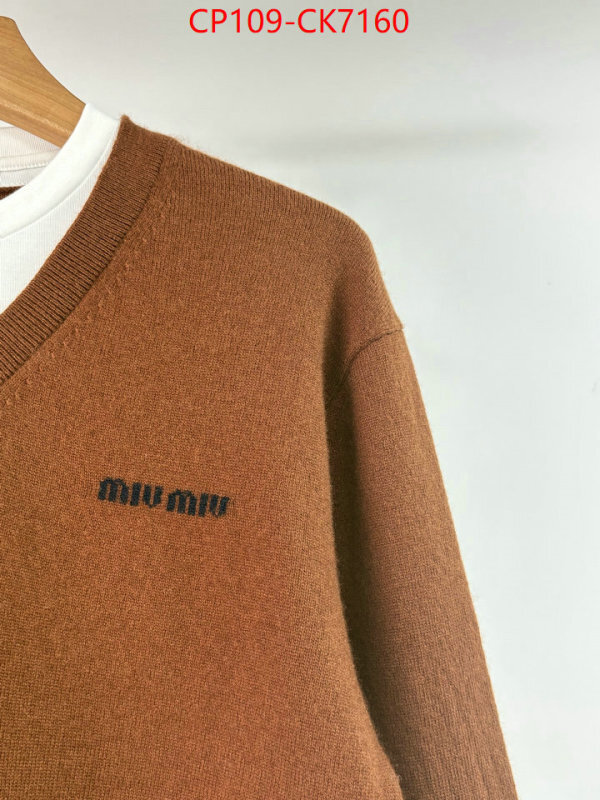 Clothing-MIU MIU find replica ID: CK7160 $: 109USD