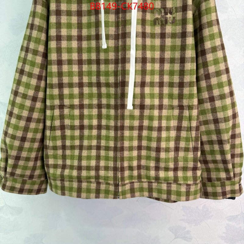 Clothing-MIU MIU the best quality replica ID: CK7480 $: 149USD