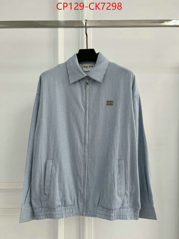 Clothing-MIU MIU what best replica sellers ID: CK7298 $: 129USD