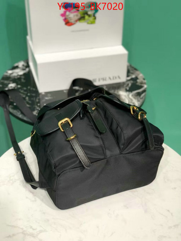 Prada Bags(TOP)-Backpack- cheap replica designer ID: BK7020 $: 195USD,