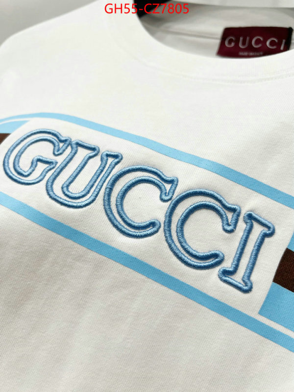 Clothing-Gucci what's the best place to buy replica ID: CZ7805 $: 55USD