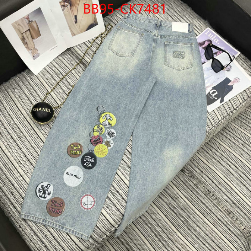Clothing-MIU MIU where can you buy a replica ID: CK7481 $: 95USD