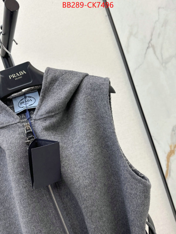 Clothing-Prada perfect quality ID: CK7496 $: 289USD