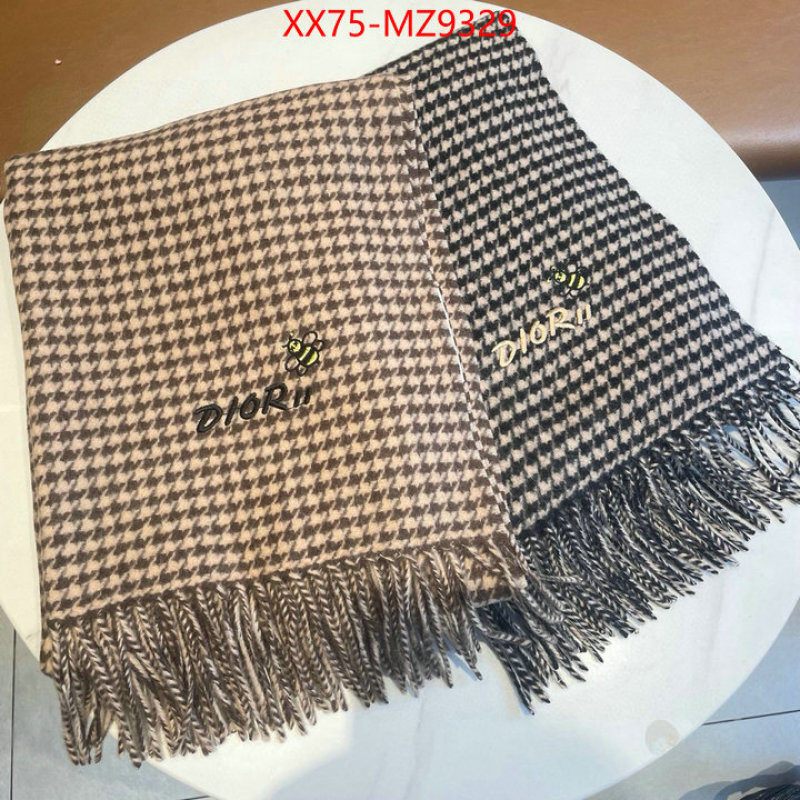 Scarf-Dior top brands like ID: MZ9329 $: 75USD