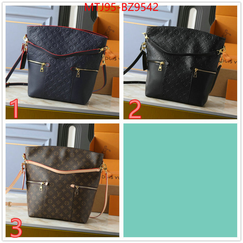 LV Bags(4A)-Handbag Collection- designer wholesale replica ID: BZ9542 $: 95USD,