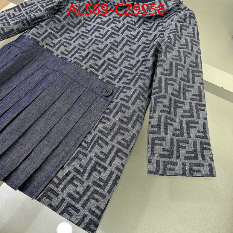 Kids clothing-Fendi where can i buy the best 1:1 original ID: CZ9958 $: 69USD
