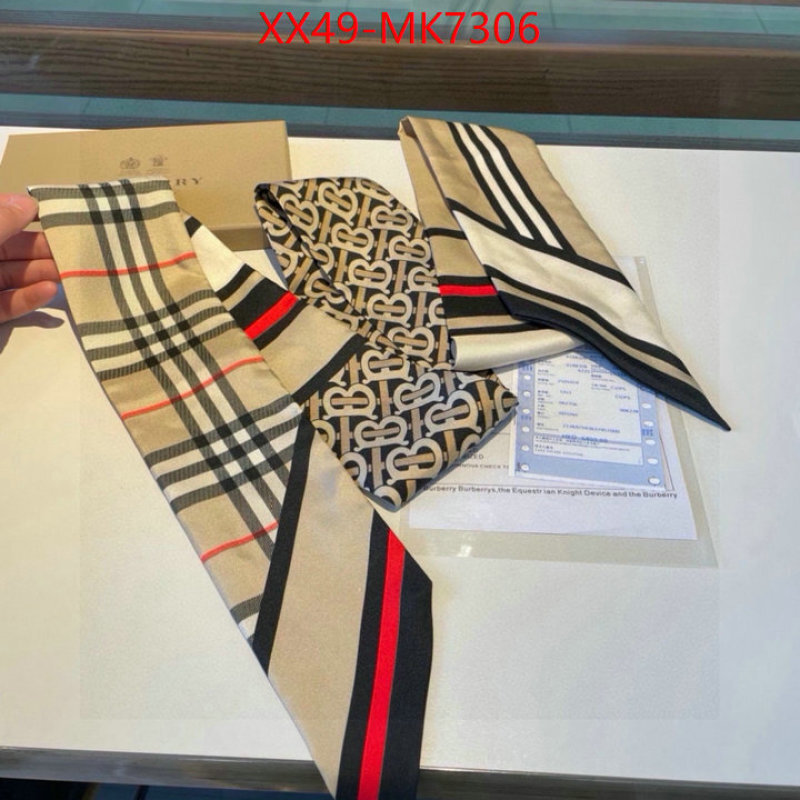Scarf-Burberry shop ID: MK7306 $: 49USD