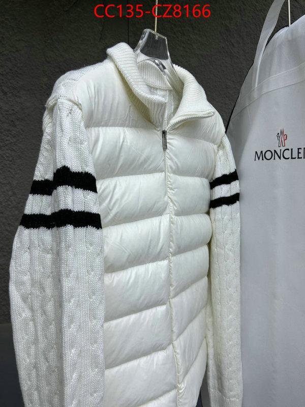 Down jacket Men-Moncler aaaaa+ quality replica ID: CZ8166 $: 135USD