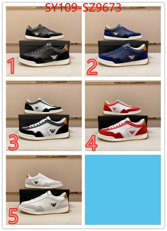 Men shoes-Armani top perfect fake ID: SZ9673 $: 109USD