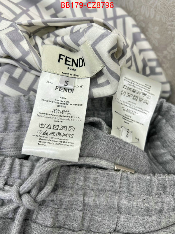 Clothing-Fendi top brands like ID: CZ8798 $: 179USD