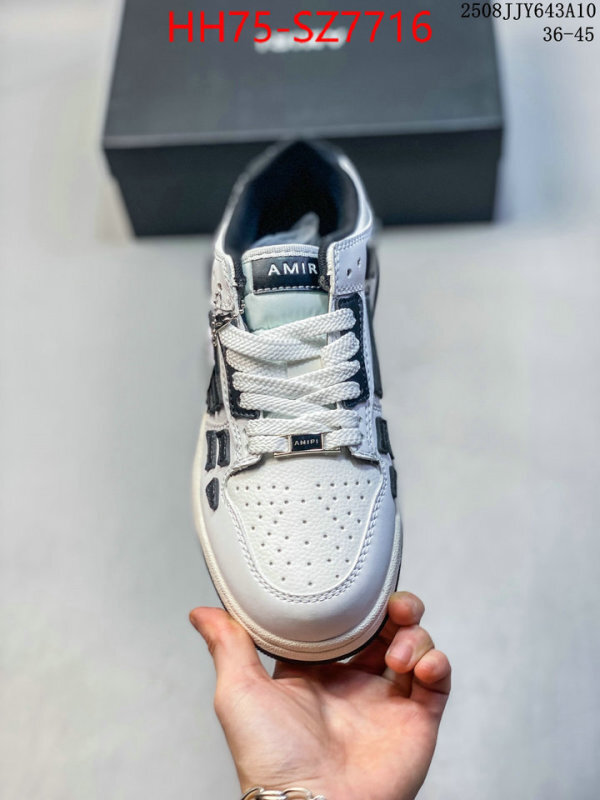 Men Shoes-AMIRI wholesale ID: SZ7716 $: 75USD