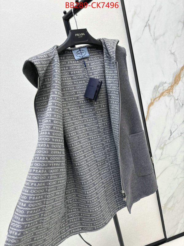 Clothing-Prada perfect quality ID: CK7496 $: 289USD