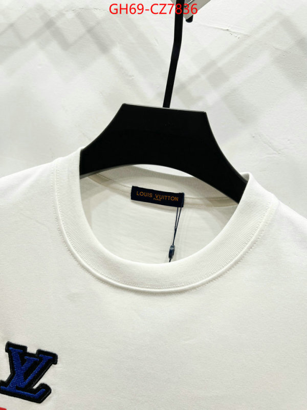 Clothing-LV best quality replica ID: CZ7836 $: 69USD