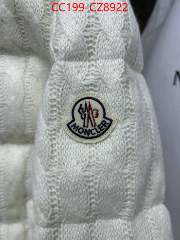 Down jacket Women-Moncler best quality fake ID: CZ8922 $: 199USD