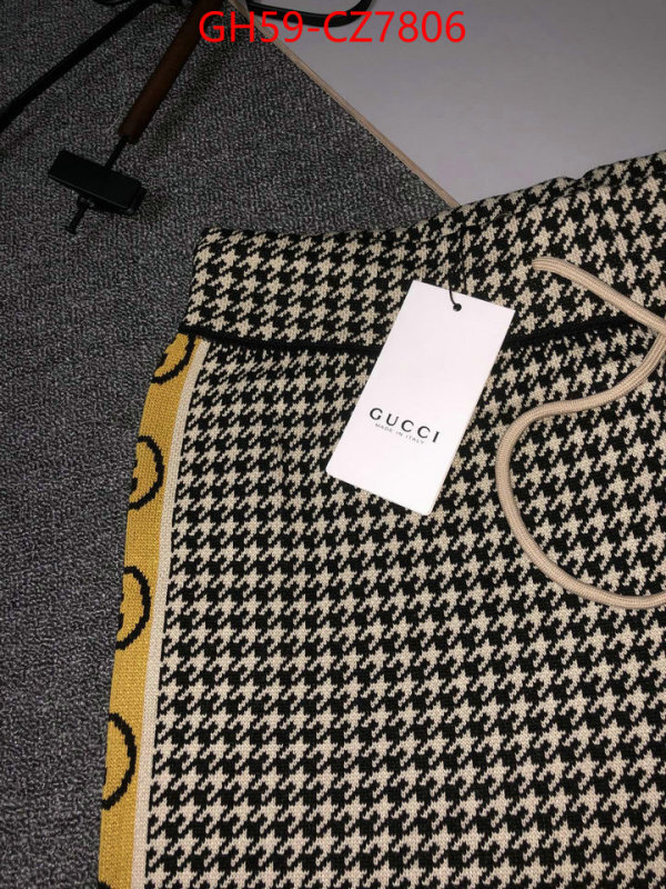 Clothing-Gucci where can you buy a replica ID: CZ7806 $: 59USD