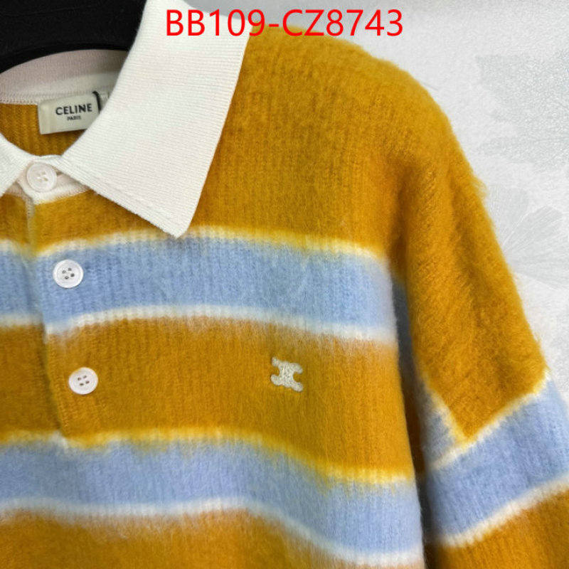 Clothing-Celine mirror copy luxury ID: CZ8743 $: 109USD