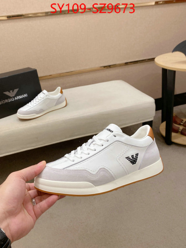 Men shoes-Armani top perfect fake ID: SZ9673 $: 109USD