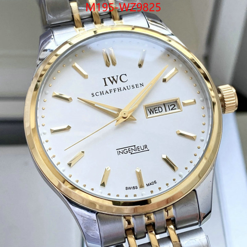 Watch(4A)-IWC luxury fashion replica designers ID: WZ9825 $: 195USD