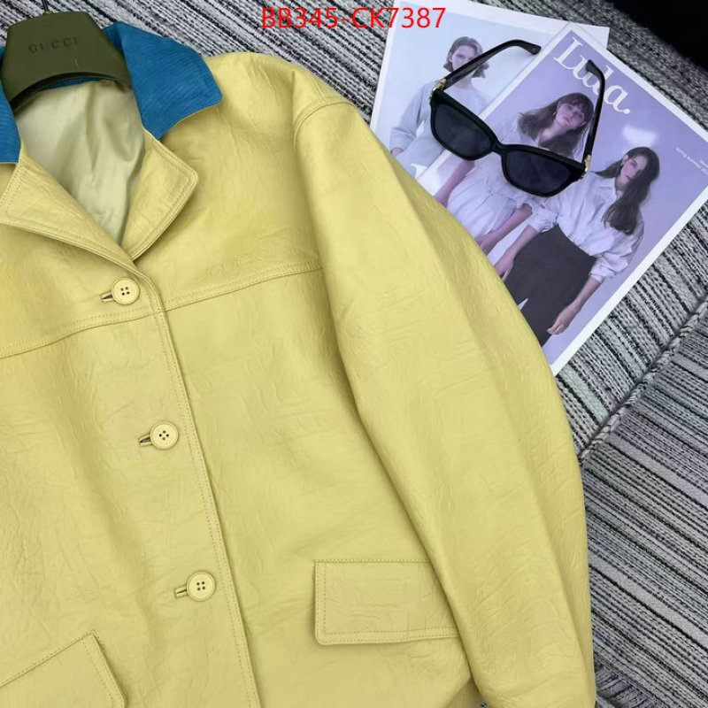 Clothing-Gucci buying replica ID: CK7387 $: 345USD