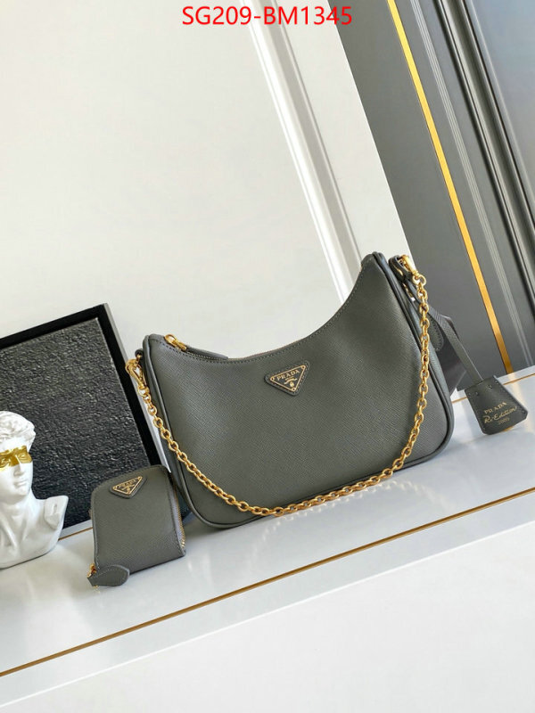 Prada Bags(TOP)-Crossbody- good quality replica ID: BM1345 $: 209USD,