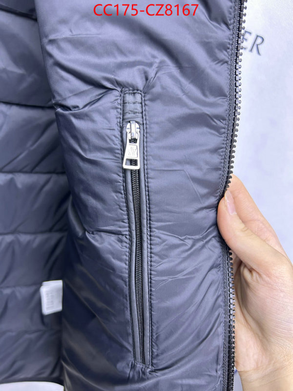 Down jacket Men-Moncler what is a 1:1 replica ID: CZ8167 $: 175USD