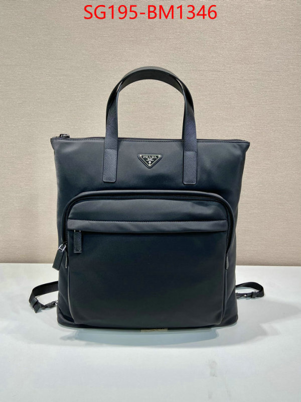 Prada Bags(TOP)-Backpack- top grade ID: BM1346 $: 195USD,