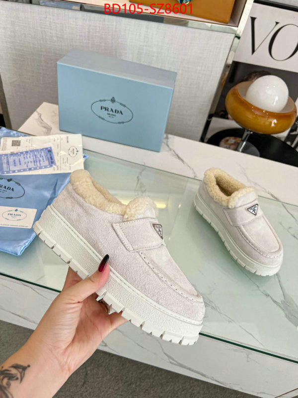 Women Shoes-Prada 1:1 replica wholesale ID: SZ8601 $: 105USD