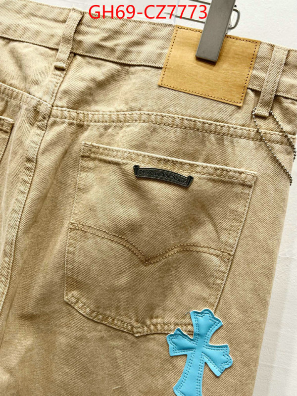 Clothing-Chrome Hearts buying replica ID: CZ7773 $: 69USD