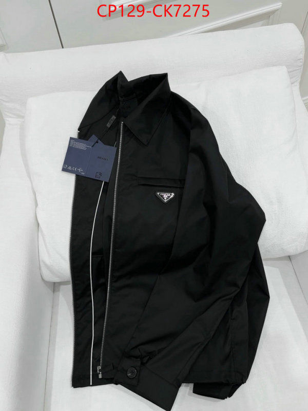Clothing-Prada what best designer replicas ID: CK7275 $: 129USD
