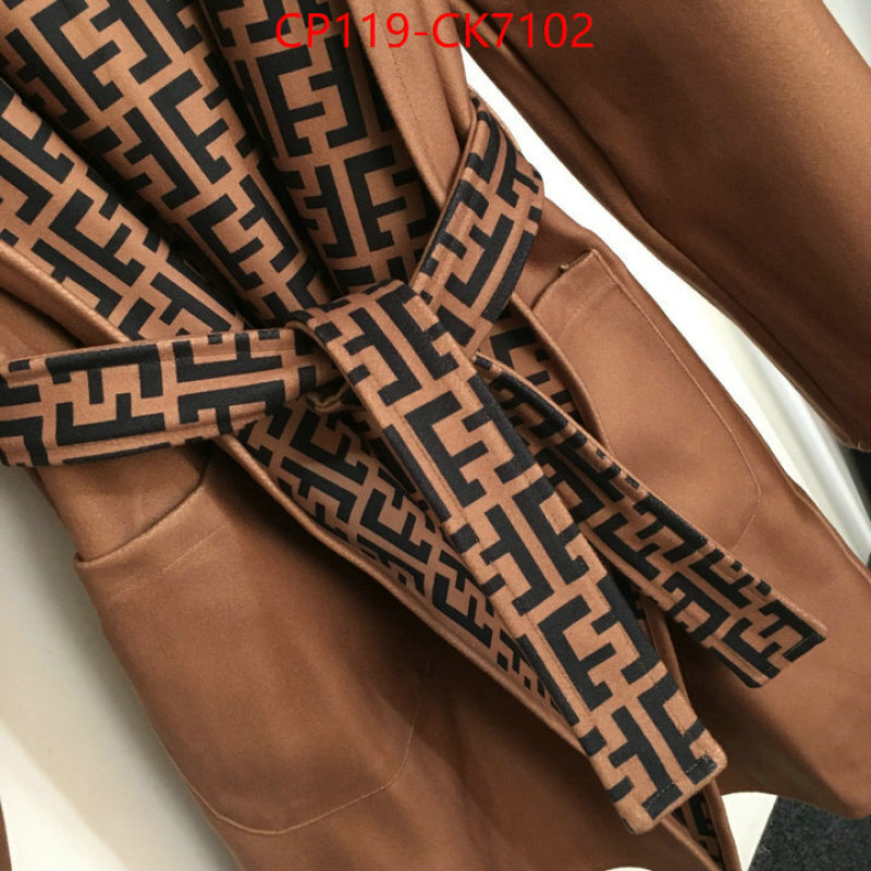 Down jacket Women-Fendi perfect quality ID: CK7102 $: 119USD