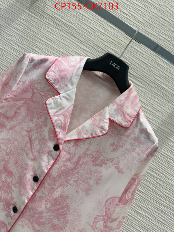 Clothing-Dior quality replica ID: CK7103 $: 155USD