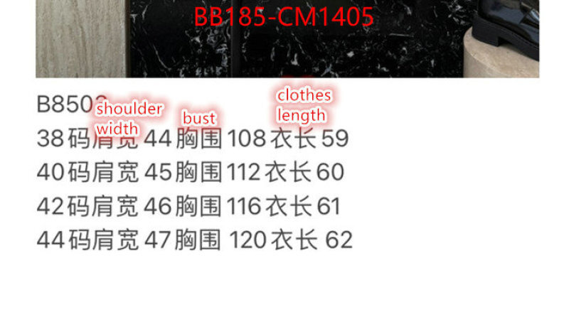 Clothing-Burberry top 1:1 replica ID: CM1405 $: 185USD